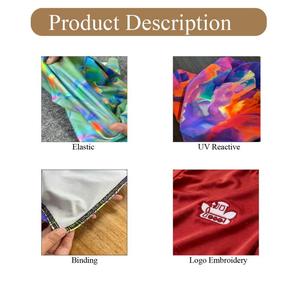 Bandane in Spandex Stampate UV con Motivi Floreali 55x55cm, Foulard Sportivo per Tutte le Stagioni - Product Image 2