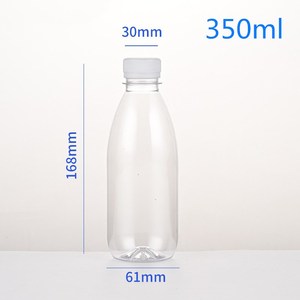 Bán Buôn 300Ml 350Ml 500Ml Trong Suốt Nhựa Pet Chai Nước Trái Cây Trà Sữa Chai Nước Giải Khát Lạnh Brew Chai Trà - Product Image 4
