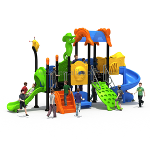 Baihe đại dương trượt loạt Trung Quốc Thiết kế mới công viên giải trí mặt hàng sân chơi ngoài trời thiết bị trẻ em trượt sân chơi - Product Image 1