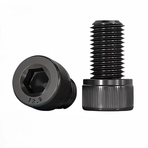 Plated Grade 12.9 <b>Socket</b> Head Cap Screws Oxidized Black Hexagonal <b>Socket</b> Bolts with Nuts - Product Image 2