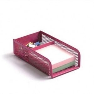 Organizador de Tarjetas de Malla Metálica para Escritorio, Suministros de Oficina y Escolares, Almacenamiento Cuadrado para Tarjetas, Notas y Memos - Product Image 2