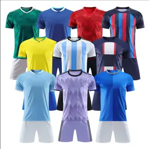 benutzer definierte leere T-Shirt Trikot Druck Trikot Fußball Trikots mit Logo Tier druck T-Shirt für Männer Retro Fußball Trikots