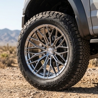 Jantes forgées de luxe 6x135 6x139.7 22-24 pouces, jantes tout-terrain robustes pour Ford F150 Raptor Ram 1500 Tundra Silverado G Wagon