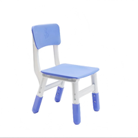 Chaise en plastique de conception nouvelle, mobilier de maternelle, chaise en plastique moderne et colorée pour enfants