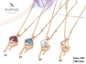 Xuping <span class=keywords><strong>jingjing</strong></span> – collier cœur pour toujours, collier délicat en cristal à la mode, nouvel arrivage - Product Image 6