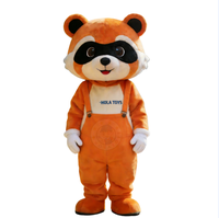 Costumes de mascotte Otter orange personnalisés HOLA - Matériel EVA, costumes de carnaval unisexes pour adultes, thème de dessin animé imprimé