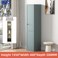 Armoire modulaire à 2 portes en acier avec impression par transfert pour chambre à coucher, armoire de rangement pour vêtements