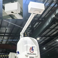 Tech Pro HKNC-650+ Chine CNC 5 axes, Scie à pont électrique pour la découpe de pierre (quartz, granit, marbre) avec crémaillère hélicoïdale et PLC