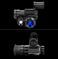 Casque monoculaire tactique avec vision nocturne 3x prenant en charge la capture photo et vidéo WiFi pour NVG10