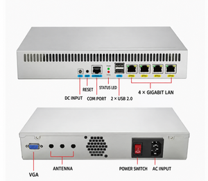 อุปกรณ์ไฟร์วอลล์ BKHD ขนาด 13 นิ้ว รุ่น J5025ES J1900 N2830 4 LAN กิกะบิต พร้อม VPN เกตเวย์ เร้าเตอร์เครือข่าย มินิพีซี - Product Image 4