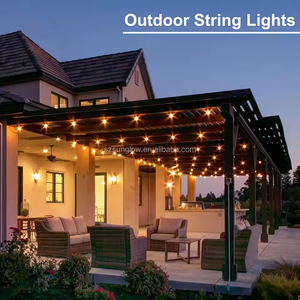 S14 Bubble Bulb Solar String Lights Exterior Impermeable para decoración de Navidad Holiday Fairy Garland Patio Light - Product Image 5