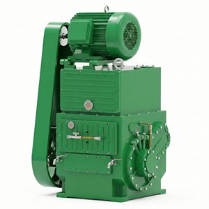 Bomba de Vacío de Pistón Rotatorio de Servicio Pesado Serie HG HGL 2H con Válvula Deslizante OEM para Recubrimiento al Vacío, Fundición e Impregnación - Product Image 3