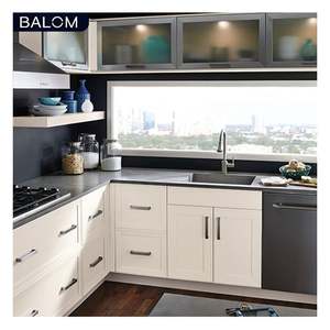China Factory Wholesale School Modern Luxury <b>Kitchen</b> Cabinet Set - Product Image 1