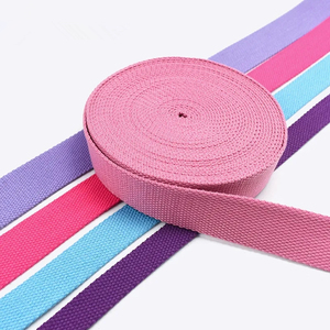 Meetee AP342 20/25/32/38mm Thicken 2mm Canvas <strong>Webbing</strong> Ribbon <strong>Strap</strong> for Backpack Belt Woven Bands Sew DIY Crafts Accessory - Product Image 3