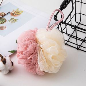 ฟองน้ำอาบน้ำขนาดใหญ่ นุ่มพิเศษ ป้องกันการกระจายสี ฟองน้ำใยบวบธรรมชาติ 2 สี ฟองน้ำตาข่ายนุ่ม ขายดี - Product Image 3