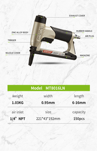 <span class=keywords><strong>Agrafeuse</strong></span> pneumatique à long bec 21ga 3/8'' <span class=keywords><strong>pour</strong></span> la production de tissus d'ameublement, de meubles et de literie, directement de l'usine | |   Meite Mt8016ln - Product Image 5
