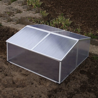 Mini serre extérieure en aluminium pliable cadre froid en aluminium maison verte pour plante
