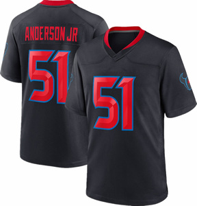 2025 mới bán buôn hàng đầu khâu giá rẻ Houston 7 CJ. Stroud 3 Tank Dell 12 Nico Collins áo bóng đá mỹ - Product Image 5