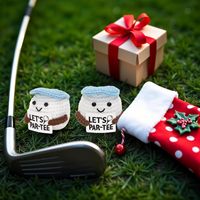 Balle de golf positive amusante en crochet, décoration de bureau, cadeau fête des Mères, cadeau pour remonter le moral, balle positive en crochet