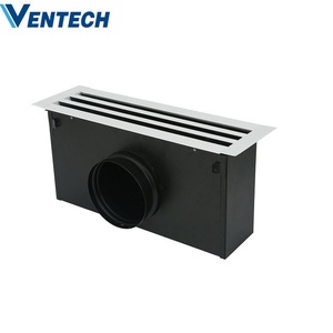 Ventech HVAC Abluft-Zuluft-Diffusor Belüftung Klimaanlage Aluminium Linearer Schlitz-VAV-Diffusor Mit Plenum-Box - Product Image 4