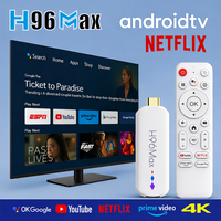Dispositivo de Streaming 4K/8K H96 MAX 2026 con Amlogic S905X Quad Core, WiFi Dual 5G, USB, Internet Inteligente para Android 13 TV Stick