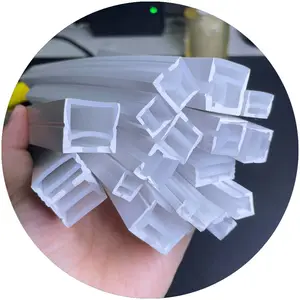 16x16 15x10 20x10 20x14 recessed neon rope tube sleeve diffuser channel profile silicone cover led strip light