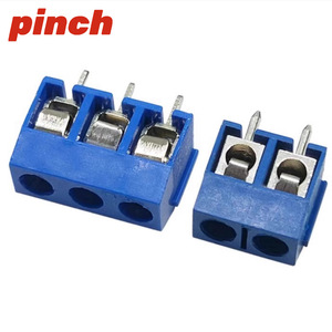 KF301 Blue Terminal <b>Block</b> 3P 5.08mm Pitch PCB <b>Mount</b> 300V 15A With 5P Connector Compatibility - Product Image 2
