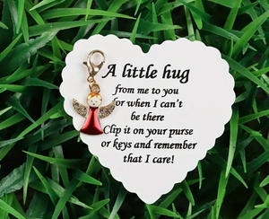 Porte-clés Ailes d'Ange en Métal Thème Rédemption Cœur d'Ange, Souvenir pour Activités Religieuses, Pendentif pour Téléphone Portable - Vente Chaude - Product Image 6