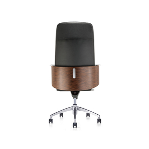 QS-OLC09 Haute dos PU <span class=keywords><strong>chaise</strong></span> <span class=keywords><strong>de</strong></span> <span class=keywords><strong>bureau</strong></span> avec en <span class=keywords><strong>bois</strong></span> courbé cadre accoudoir <span class=keywords><strong>de</strong></span> luxe fauteuil <span class=keywords><strong>de</strong></span> direction pivotant - Product Image 3