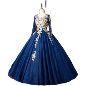 Women's Long Gauze Stage Performance Dress Puffy Skirt Slimming Art Exam Costume Bel Canto Solo Singing Standard Type - Product Image 5