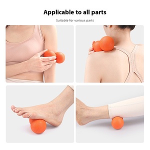 Multi-colore Yoga Fascia pearut <span class=keywords><strong>Ball</strong></span> PVC relax decompressione Fitness schiena spalla collo Stretching massaggio doppio esercizio - Product Image 5