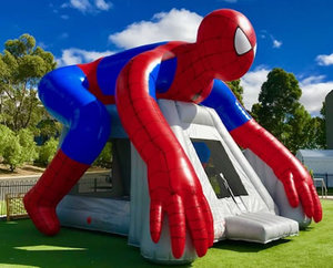Maison de rebond commerciale de haute qualité château gonflable <span class=keywords><strong>Spiderman</strong></span> rebondissant avec toboggan - Product Image 6