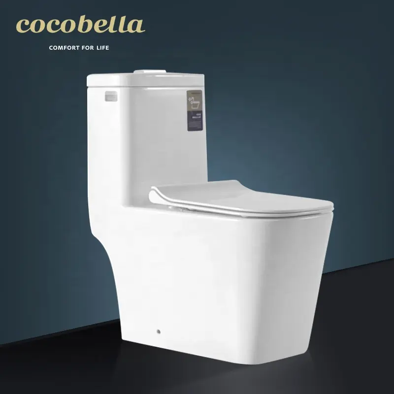 COCOBELLA Upc/Cupc เครื่องสุขภัณฑ์ประหยัดน้ำ WC ห้องน้ำชิ้นเดียว