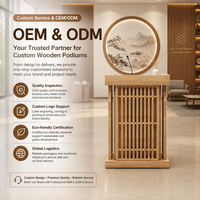 Comptoir de réception moderne avec finition dorée, panneau cannelé en MDF, plateau à niveaux multiples et base LED pour salon de manucure et bureau