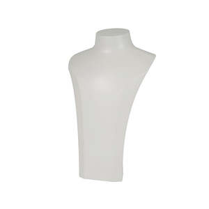 Expositor de Joyería Personalizado de Fábrica, Soporte para Colgantes y Cadenas, Busto de Tela de Gamuza para Collares - Product Image 1