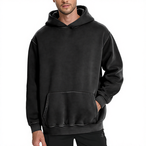 Худи на молнии в стиле Y2K Gothic Harajuku |   Мужская куртка с эффектом кислотной стирки и принтом паука, 100% хлопок, 3D-вышивка, пастельные цвета - Product Image 2