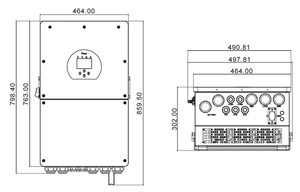 Inverter Solare Ibrido Monofase Deye SUN 3.6/5/6K-SG03LP1-EU 3.6KW 5KW 6KW - Product Image 4