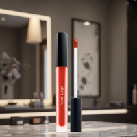 Brillant à lèvres végétalien de haute qualité avec logo personnalisé ODM approvisionnement velours liquide mat rouge à lèvres maquillage de marque privée du vendeur