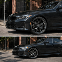 Jantes forgées GW Performance 19 20" 5x112 5x130 Gris Gunmetal 6061-T6 Monobloc pour Porsche 911 BMW M3 M4 Mercedes AMG