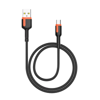 Kabel Data USB LDNIO LS531  PP Yarn Braided untuk Ponsel, Micro Type C, Pengisian Cepat 1m, Kabel Data Pengisian Cepat