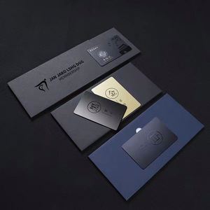 QR Code Engraving Luxury Nfc Metal 0.8Mm Thick Business Stainless Steel <b>Card</b> With Hollow - Product Image 5