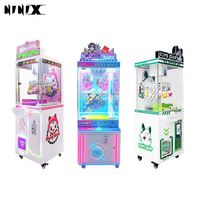 Machine à griffes d'intérieur pour enfants, modèle robot mignon, à monnayeur, attrapeur de peluches, jeu de récompenses