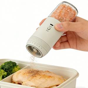 Molino Eléctrico Recargable Tipo C para Sal y Pimienta, Directo de Fábrica, para Barbacoa al Aire Libre - Product Image 3