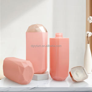 زجاجة مرطب لشطف الشامبو بشعار مخصص من البولي إيثيلين عالي الكثافة مع غسول للجسم باللمس زجاجات ناعمة مربعة الشكل بحافة - Product Image 4