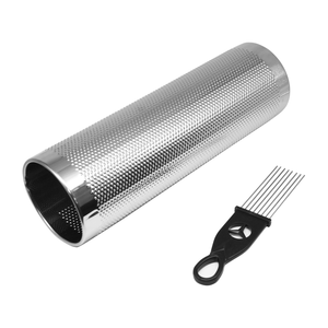 Juego de Raspadores para Guiro de 12 Pulgadas, Cilindro Hueco de Acero Inoxidable con Mango Lateral para Percusionistas Latinos - Product Image 2