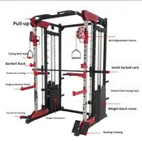 Cage de musculation pour squats profonds avec machine Smith pour entraînement de musculation en salle de sport