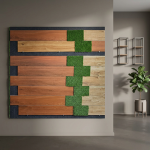 Baldosas de Porcelana Modernas con Aspecto de Madera para Interiores, Antideslizantes, Resistentes a los Ácidos, de 10 mm de Grosor, 200x1200 mm, Exportación en Oferta - Product Image 2