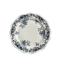 Service de vaisselle en céramique à motif floral de style vintage européen, décoration de table, service de vaisselle pour dîner de mariage, assiettes ondulées pour location d'événements