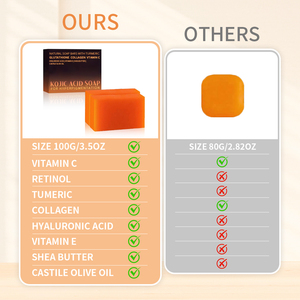 <span class=keywords><strong>Savon</strong></span> à l'acide kojique hautement demandé, <span class=keywords><strong>de</strong></span> qualité supérieure, aux ingrédients naturels doux, rafraîchissant, hydratant, non irritant, sans résidus nocifs - Product Image 2