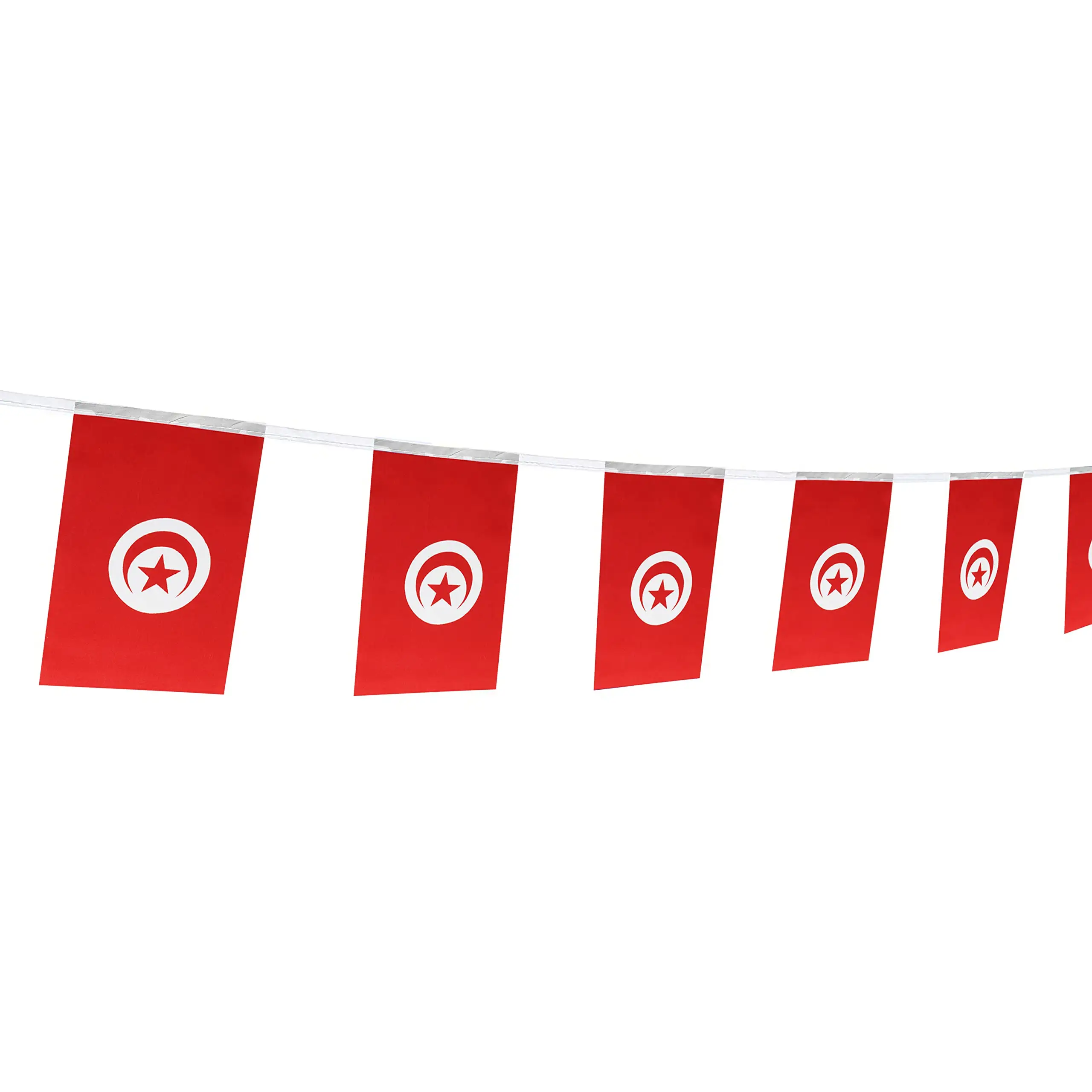 TUNISIA cờ tunisians cờ quốc gia cờ Bunting cờ cờ cho lễ hội bên Bar Câu lạc bộ thể thao trang trí 2024